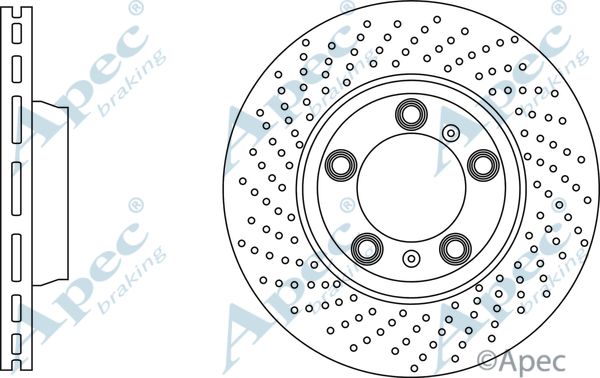 APEC BRAKING Jarrulevy DSK3112